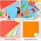 Large Origami Paper 10x10, 50 Vivid Colors, 100 Sheets 10 inch Square Colored Paper, Single Sided Origami for Arts and Crafts Projects, 25x25cm